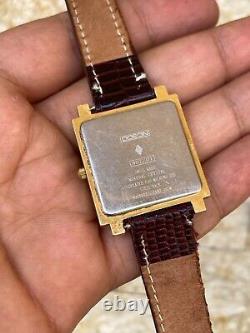 Vintage Odeon Watch President Gaddafi Swiss Gold Plated 10m Memorial Super Rare