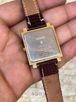 Vintage Odeon Watch President Gaddafi Swiss Gold Plated 10m Memorial Super Rare