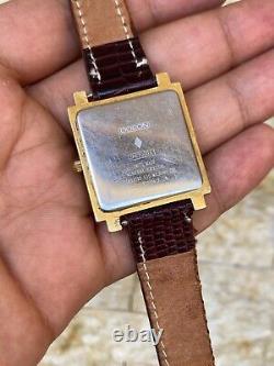 Vintage Odeon Watch President Gaddafi Swiss Gold Plated 10m Memorial Super Rare