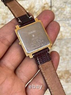 Vintage Odeon Watch President Gaddafi Swiss Gold Plated 10m Memorial Super Rare