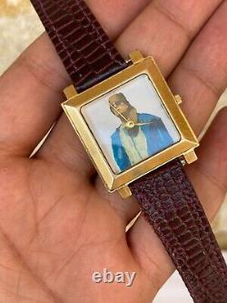 Vintage Odeon Watch President Gaddafi Swiss Gold Plated 10m Memorial Super Rare