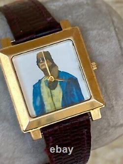 Vintage Odeon Watch President Gaddafi Swiss Gold Plated 10m Memorial Super Rare