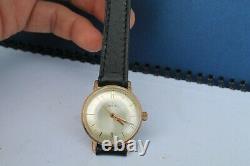 Vintage Old rare Made Swiss Wristwatch Man ZENITH Gold Plated Cal. 2532
