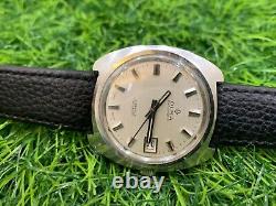 Vintage Olma Automatic Watch 21 Jewels Swiss Gents 37mm 1970's Elegant Rare Mens