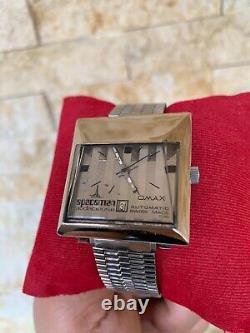 Vintage Omax Spaceman Audacieuse Automatic Men's 1970's iconic very rare swiss