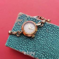 Vintage Omega 9ct solid gold watch ladies vintage rare Swiss