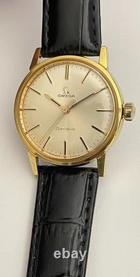Vintage Omega Geneve Watch Swiss Omega 135.012 Adjusted 2 Positions 1967 RARE