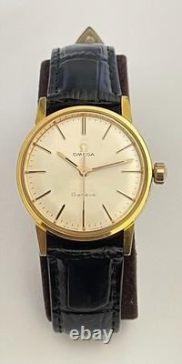 Vintage Omega Geneve Watch Swiss Omega 135.012 Adjusted 2 Positions 1967 RARE