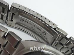 Vintage Omega Seamaster Cosmic Automatic Watch Ss Day Date Men's Swiss Rare