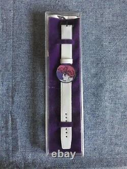 Vintage Peter Max Swiss Watch 1986 Signed Rare Pink Hair Pop Art Culture Cool
