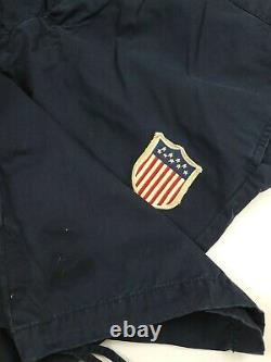 Vintage Polo Ralph Lauren K Swiss Pants USA Crest Rare RLPC Sport Stadium RL