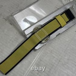 Vintage Pop Swatch Bungy Swiss Wrist Watch Skeleton PWBK 126 AG1989 RARE WORKS