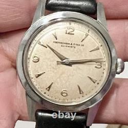 Vintage & RARE! Abercrombie & Fitch Co. Shipmate Manual Wind Swiss Watch RUNS