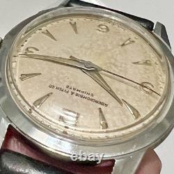 Vintage & RARE! Abercrombie & Fitch Co. Shipmate Manual Wind Swiss Watch RUNS