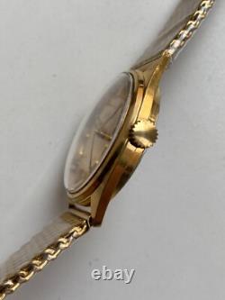 Vintage RARE BEATIFUL WRISTWATCH ATLANTIC 3409 AU SWISS MADE CAL FHF ST 969-4N