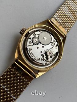 Vintage RARE BEATIFUL WRISTWATCH ATLANTIC 3409 AU SWISS MADE CAL FHF ST 969-4N