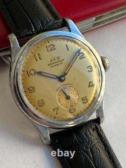 Vintage RARE BEAUTIFUL WATCH J. G. W. SWISS MADE RRR SALE INCABLOCK MILITARY TYPE