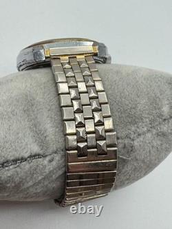 Vintage RARE Bertmar Calendar Automatic Swiss Two Tone Watch WORKS