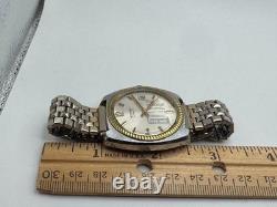 Vintage RARE Bertmar Calendar Automatic Swiss Two Tone Watch WORKS