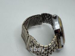 Vintage RARE Bertmar Calendar Automatic Swiss Two Tone Watch WORKS