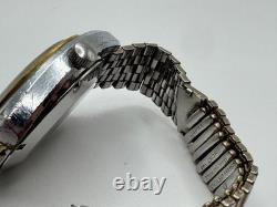 Vintage RARE Bertmar Calendar Automatic Swiss Two Tone Watch WORKS