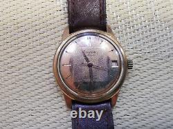 Vintage RARE GOLD PLATED SWISS MEN WATCH ROYCE