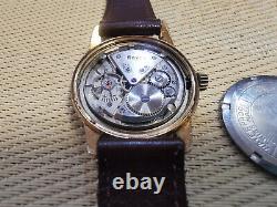 Vintage RARE GOLD PLATED SWISS MEN WATCH ROYCE