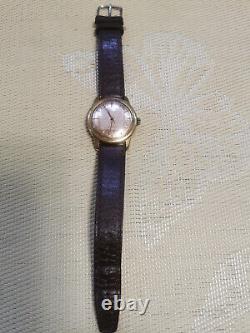 Vintage RARE GOLD PLATED SWISS MEN WATCH ROYCE