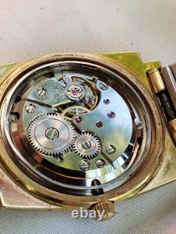 Vintage RARE ITRACO 17J INCABLOC ULTRUTHIN 10K G. F. TOP CAPS swiss wristwatch