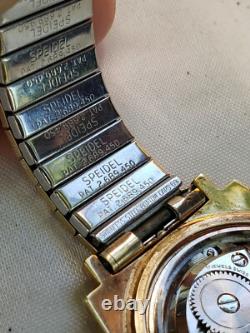 Vintage RARE ITRACO 17J INCABLOC ULTRUTHIN 10K G. F. TOP CAPS swiss wristwatch