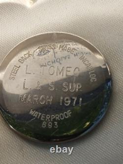 Vintage RARE ITRACO 17J INCABLOC ULTRUTHIN 10K G. F. TOP CAPS swiss wristwatch