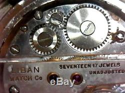 Vintage! RARE! Liban Swiss Men's Antimagnetic Mechanical Watch Multi Calendar