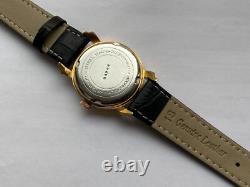 Vintage RARE MEN WATCH BERGAL ANCRE SWISS 17 JEWELS GOLD PLATED AU CAL FEMGA 520