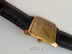 Vintage RARE MEN WATCH VIALUX SUPER 17 JEWELS SWISS AU G 10 CAL FHF ST 96-4