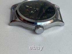 Vintage RARE Men PHENIX 15 jewels Wrist Watch RRR MILITARY SWISS AS 1130 BLACK D