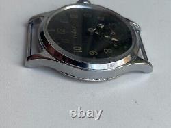 Vintage RARE Men PHENIX 15 jewels Wrist Watch RRR MILITARY SWISS AS 1130 BLACK D