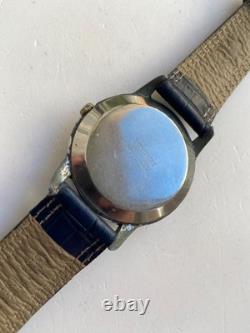 Vintage RARE Men WIRST WATCH OMIKRON 21 RUBIS SWISS CAL. AS 1130 JUMBO 37.5MM