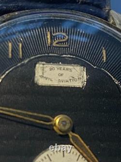 Vintage RARE Men WIRST WATCH OMIKRON 21 RUBIS SWISS CAL. AS 1130 JUMBO 37.5MM