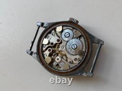 Vintage RARE Men WristWatch MILITARY MODEL LANCO 15 JEWELS SWISS