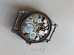 Vintage RARE Men WristWatch MILITARY MODEL LANCO 15 JEWELS SWISS