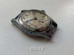 Vintage RARE Men WristWatch MILITARY MODEL LANCO 15 JEWELS SWISS