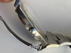 Vintage RARE Men wrist WATCH CONDOR 25 J AUTOMATIC SWISS DATE ALL STEEL ETA 2783