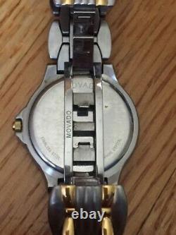 Vintage RARE Movado Men Swiss Made Museum Two Tone Stainless Steel Watch