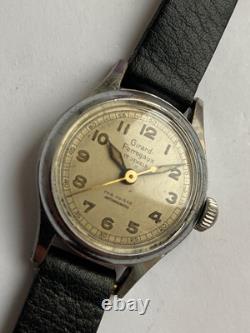 Vintage RARE WOMEN WIRST WATCH Girard Perregaux 17 jewels swiss 83 AE 0326 WWII