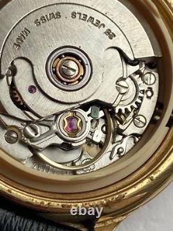 Vintage RARE WRIST WOMEN WATCH ROYCE SWISS AUTOMATIC AU DATE CAL ETA 2671 RRR