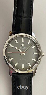 Vintage ROAMER Anfibio Watch Swiss Stainless Steel Roamer Anfibio Serviced