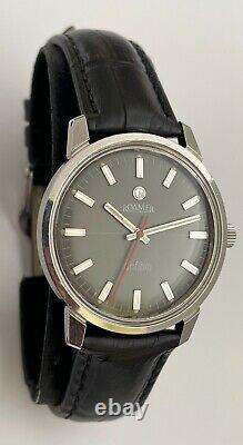 Vintage ROAMER Anfibio Watch Swiss Stainless Steel Roamer Anfibio Serviced