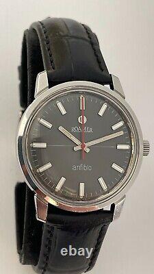 Vintage ROAMER Anfibio Watch Swiss Stainless Steel Roamer Anfibio Serviced