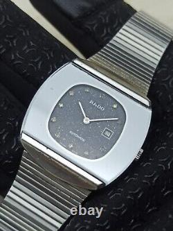 Vintage Rado Automatic Gents Dark Sky & Stars Watch, 34mm, Swiss, RARE 1970's