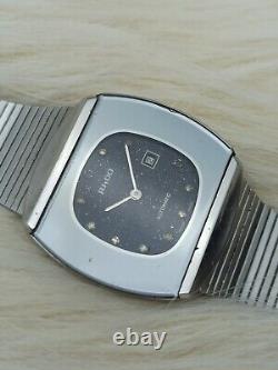 Vintage Rado Automatic Gents Dark Sky & Stars Watch, 34mm, Swiss, RARE 1970's